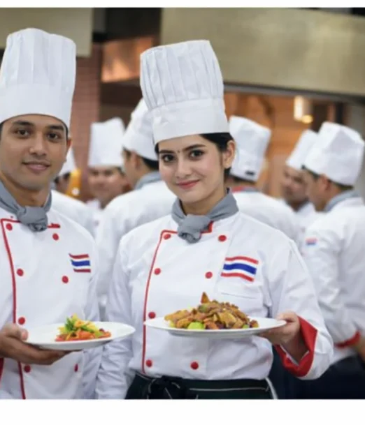 Thai chefs showcasing their culinary creations